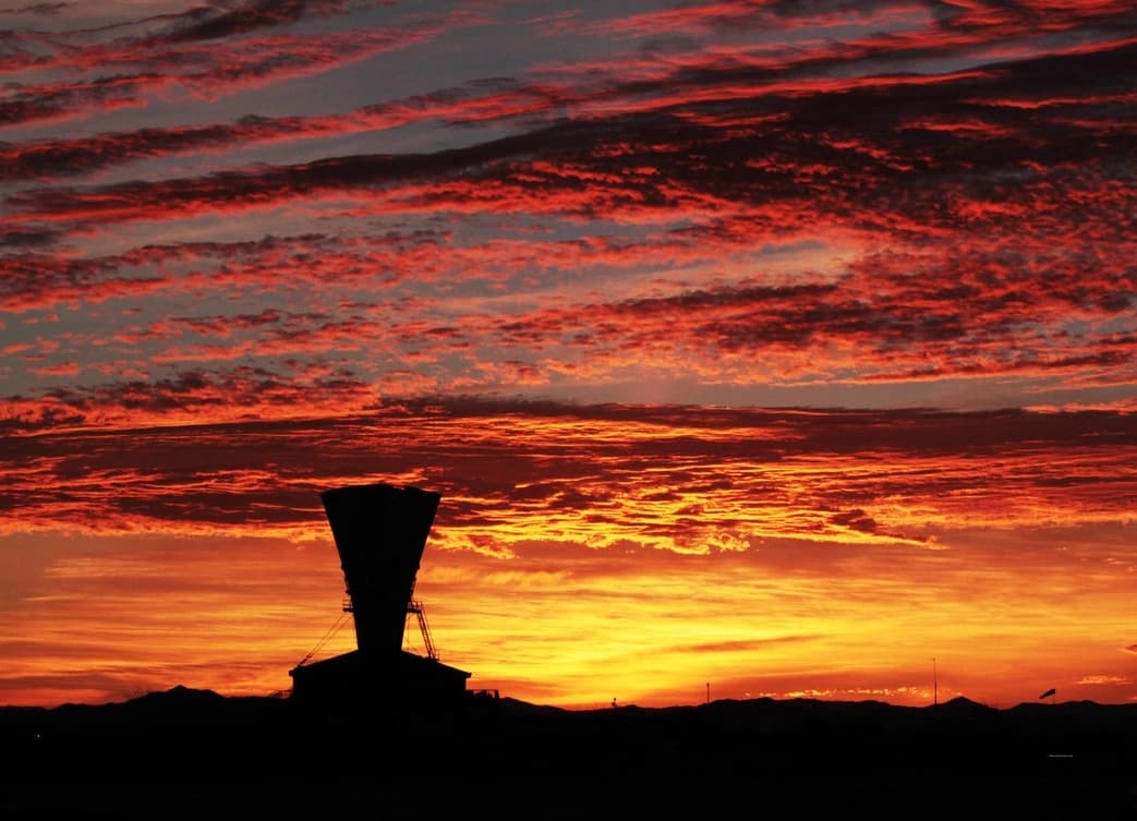 Skydive Arizona at sunset