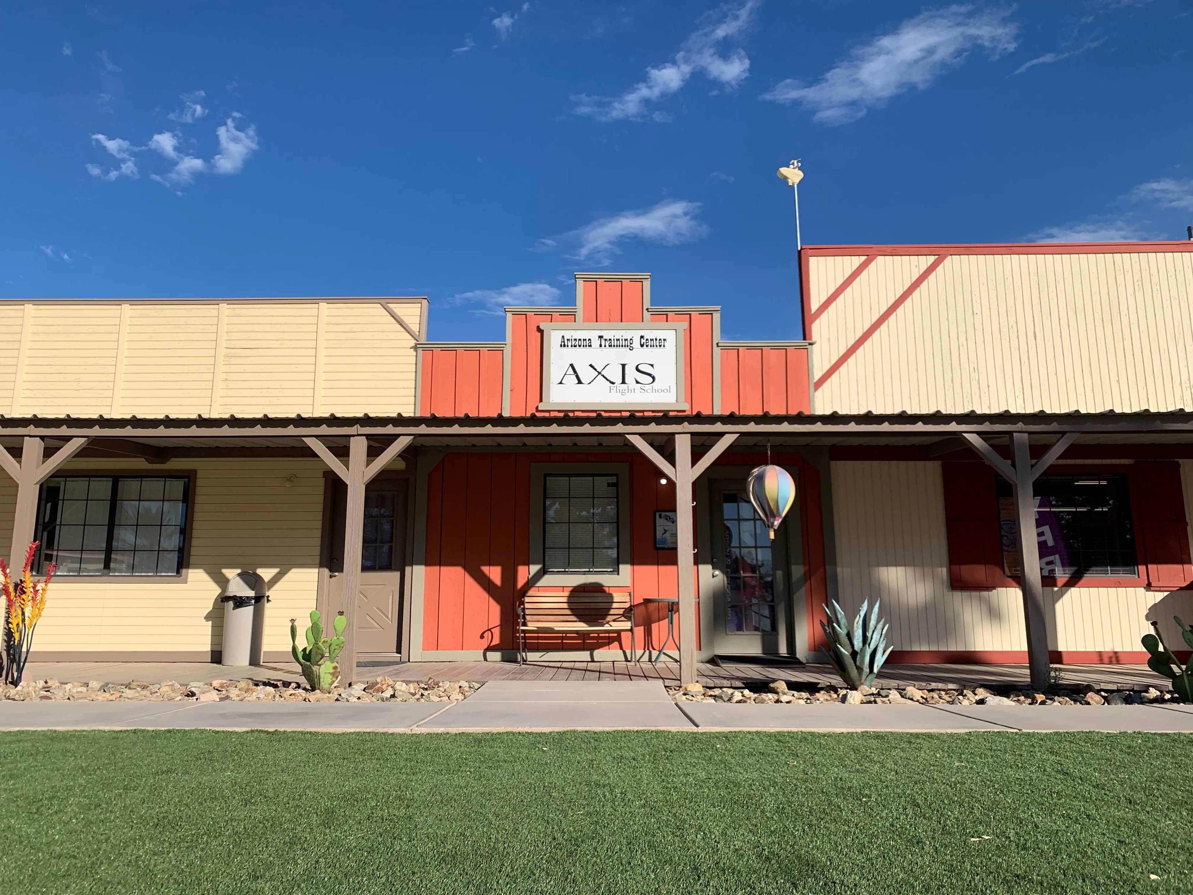 AXIS Flight School storefront at Skydive Arizona